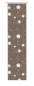 Preview: Moderne Schiebegardine mit Druck blickdicht, Schiebevorhang modern, Blumenmotiv